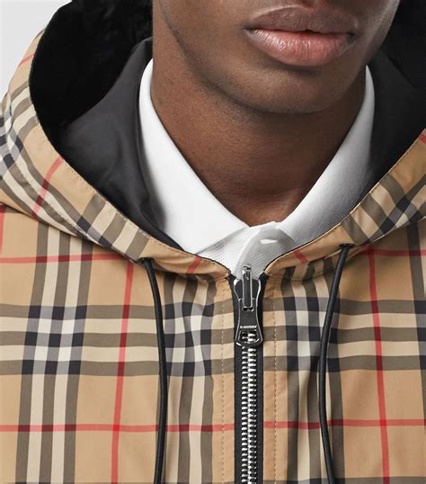 burberry reversible vintage check jacket.